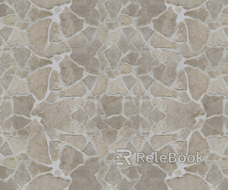 A Culture Stone image showcasing textured, earthy-toned synthetic stones arranged in a seamless pattern, ideal for rustic or modern architectural designs.