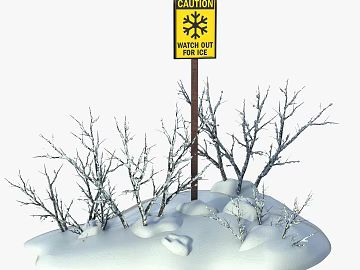 Snow 3d model