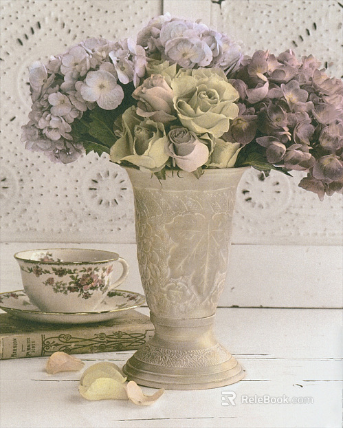 Plant painting texture