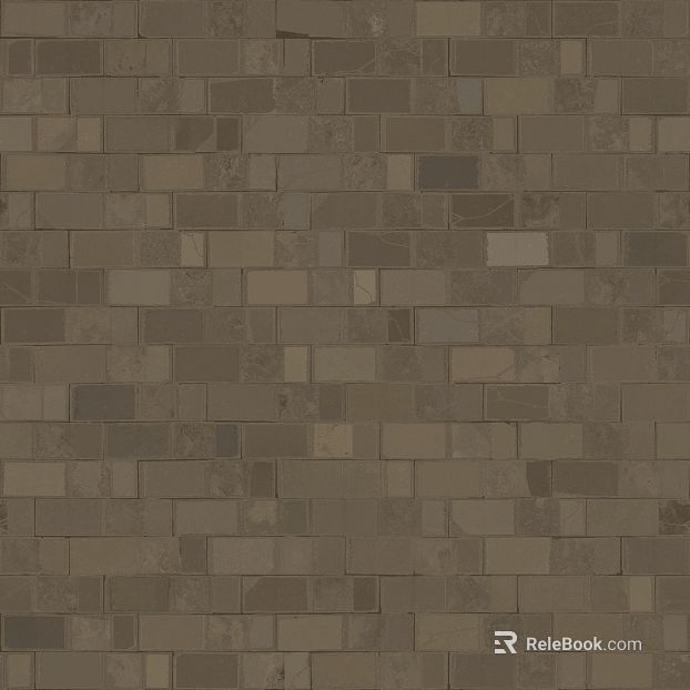 Ash-tone stone brick interior wall brick texture