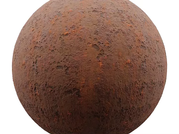 Rusted Metal PBR texture (ID:ffach039181)