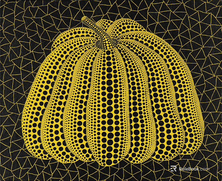 Yayoi Kusama Hanging Painting Art Painting texture