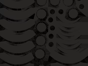 Black industrial wind gear metal plate texture (ID:ffaeh251359)