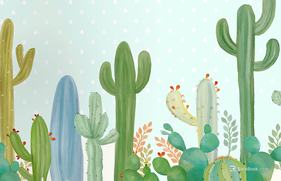 cartoon painting texture