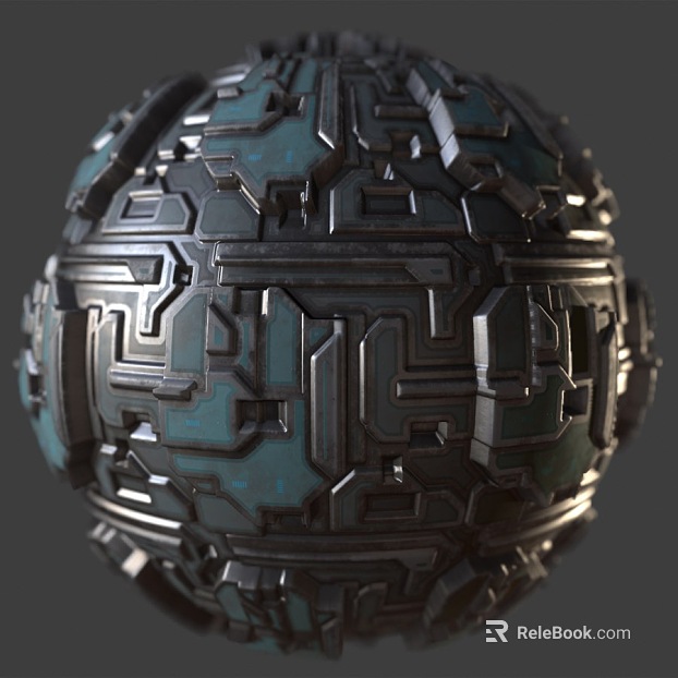 Sci-fi Space Capsule PBR texture