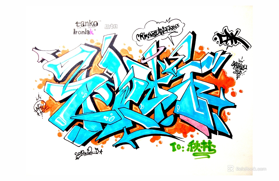 cartoon painting texture