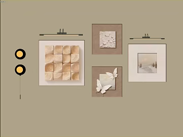 Log wind three-dimensional object decorative painting texture (ID:ffaeh418574)