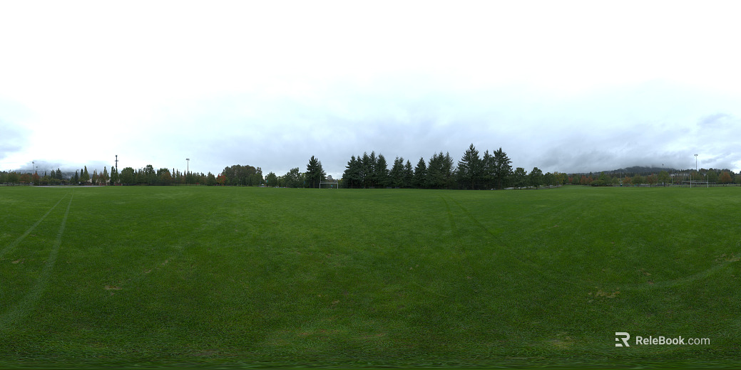 Outdoor Field Clean Sky HDR texture