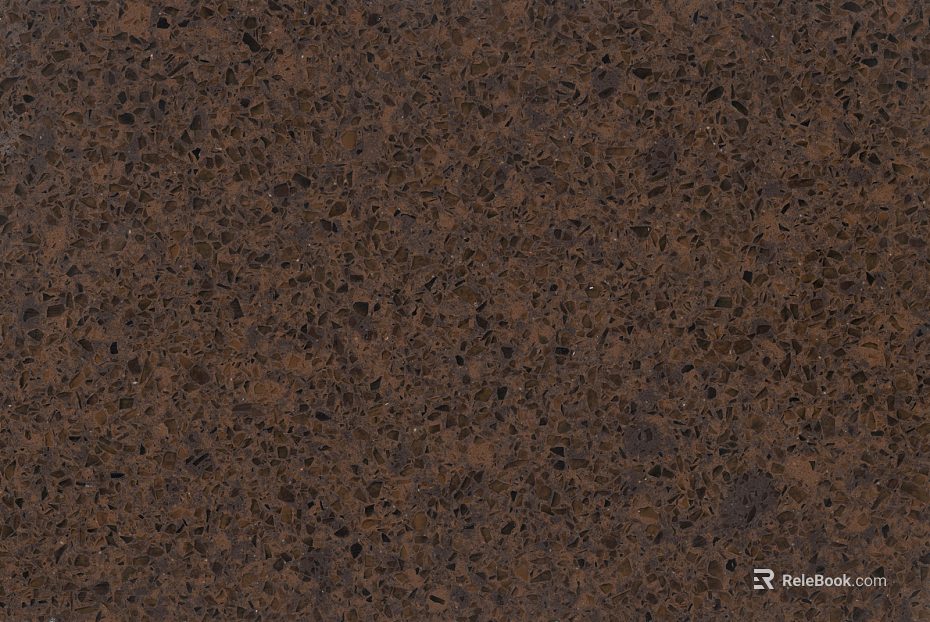 terrazzo dark brown artificial stone texture
