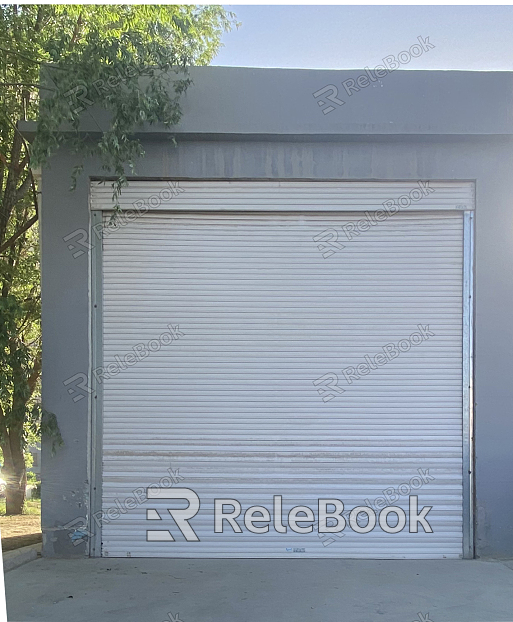 Rolling shutter door texture