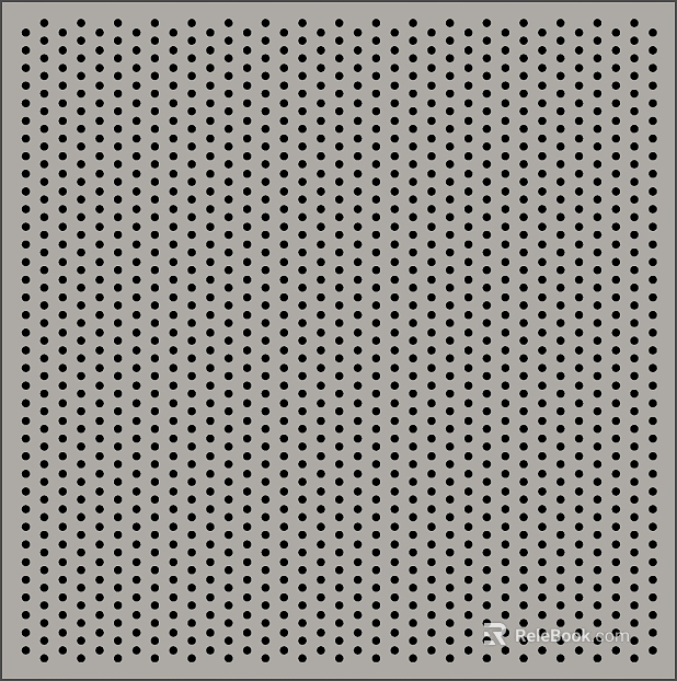 Perforated plate texture