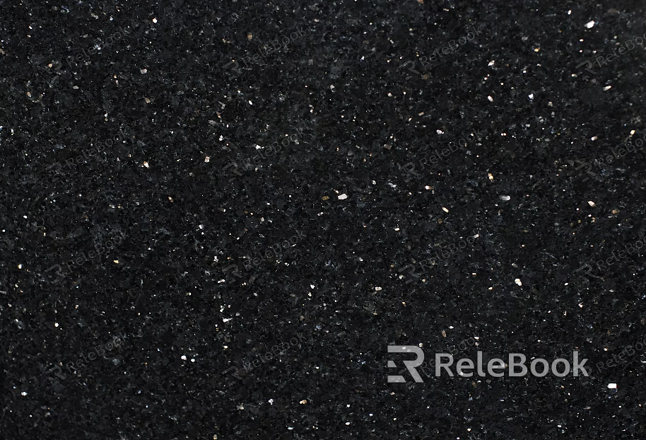 granite fuding black fire surface quartz brick texture