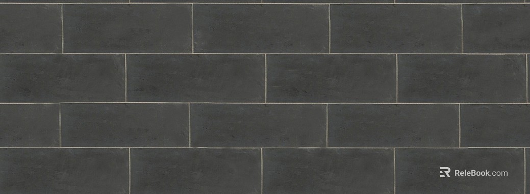 Cement brick dark gray wall tile texture