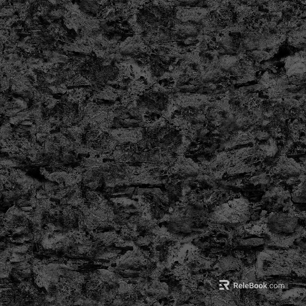 Rock black rust stone slab seamless texture