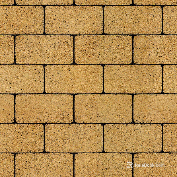 brick wall rectangular brick yellow texture