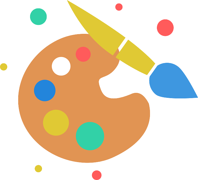 cartoon painting texture