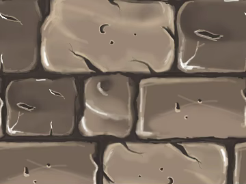 Taupe culture stone exterior wall finish 3d model