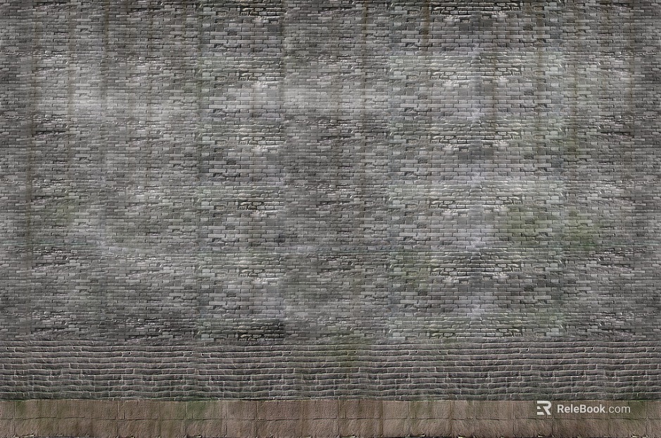 brick wall irregular gray brick texture