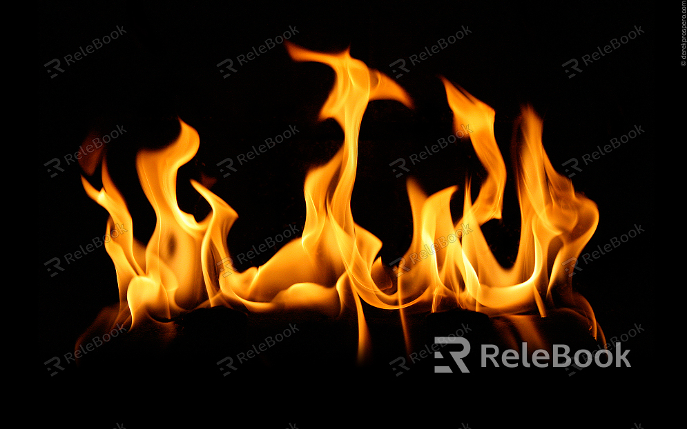 Flame texture texture