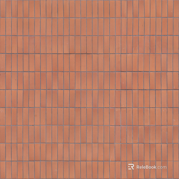 Brick wall red strip clay brick texture