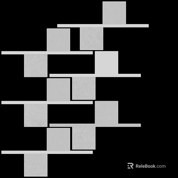 Light gray geometric tile for wall decoration texture