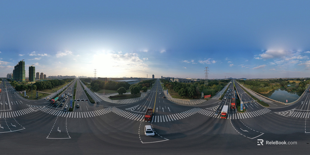 Outdoor Road HDR texture