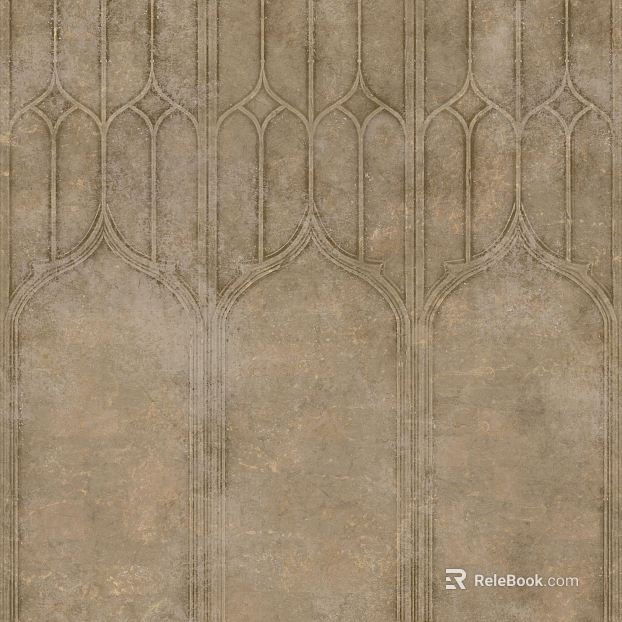 Retro Curry Color Cement Wall Tiles texture