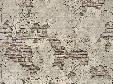 Grey tone dilapidated brick wall retro background wall texture (ID:ffaeh234716)