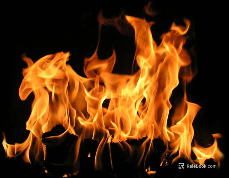 Flame texture texture