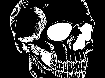 Tattoo black and white mask pattern texture pattern graphics (ID:ffach903434)