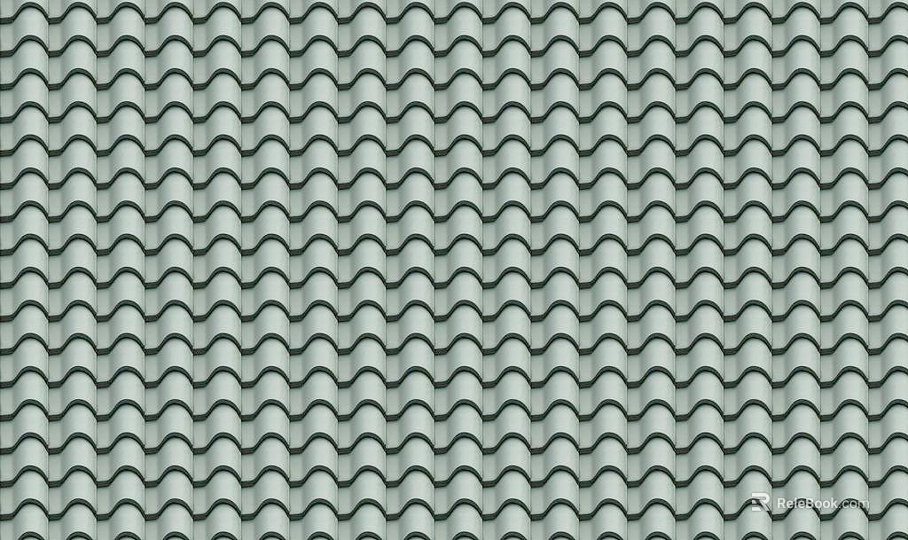Green tile texture