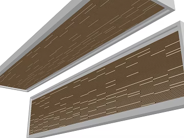Tan wood acoustic panel top trim texture (ID:ffaeh324264)