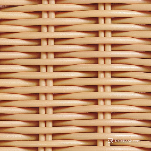 Beige woven rattan furniture finish texture