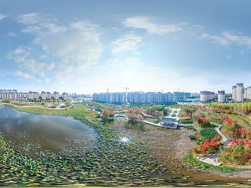 HDR Daytime City Panorama texture (ID:ffach488803)