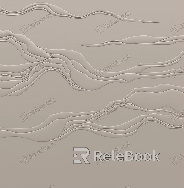Relief Wall Finish Light Hard Bag texture