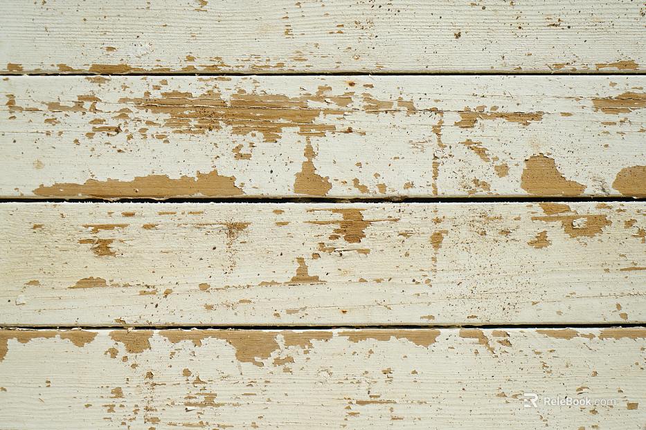 Wooden panel made of old white paint texture