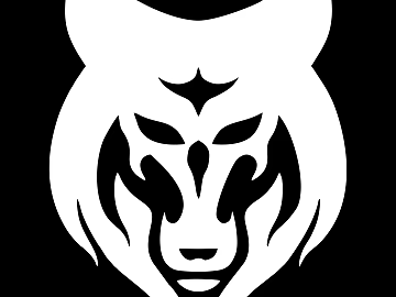 Tattoo black and white mask pattern texture (ID:ffach379084)