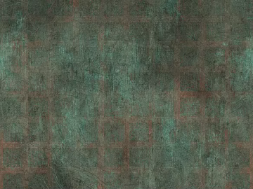 Blue green copper tile copper brick surface rust scratch texture (ID:ffajh748622)