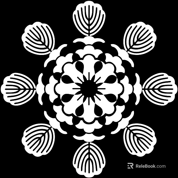 Pattern Mask Black and White Texture Tattoo texture