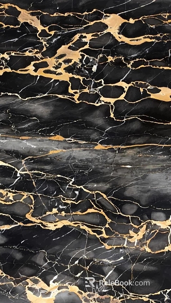 Black Golden Flower Marble texture
