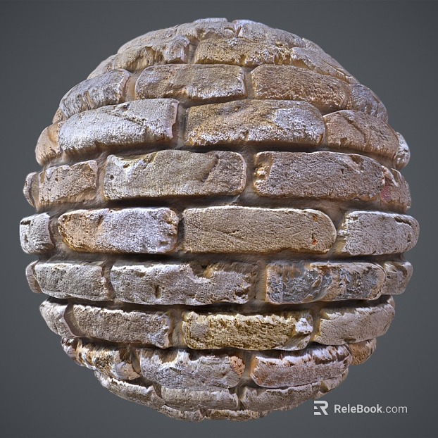 Brick wall PBR texture