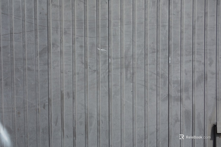 Grating metal texture