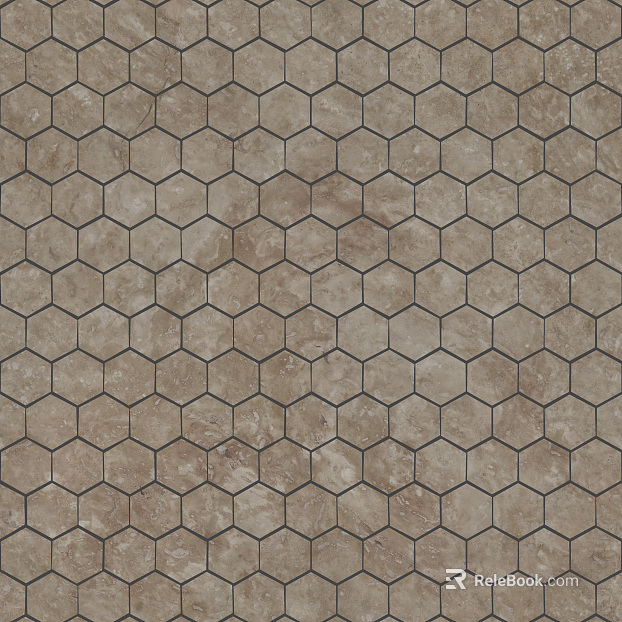 hexagonal brick seamless texture