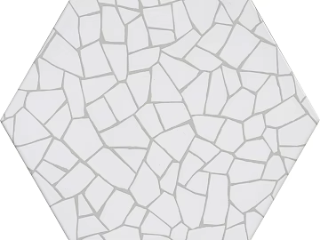 White terrazzo hexagonal tile kitchen and bathroom wall texture (ID:ffaeh389696)