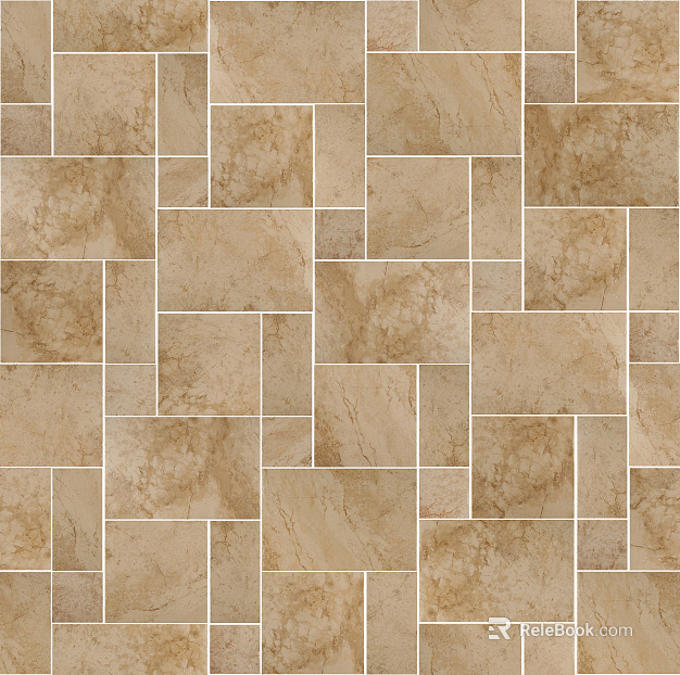 Plain Tile Brown Square Tile texture