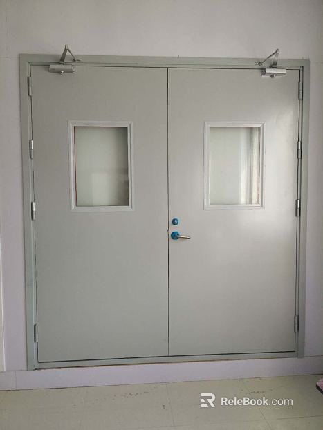Metal door texture