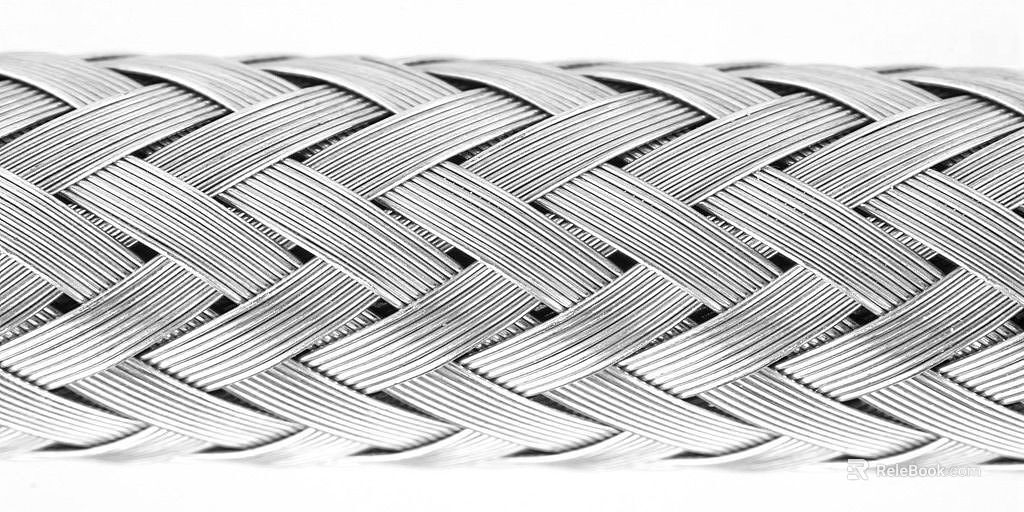 Silver woven metal mesh wall decoration texture