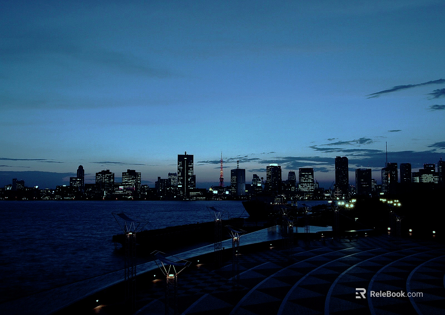 Night view texture