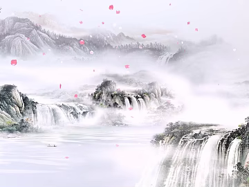landscape painting texture (ID:ffajg21714)