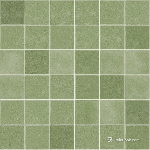 Retro Green Plaid Tile for Kitchen and Bathroom Wall texture
